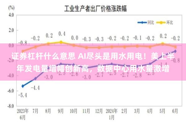 证券杠杆什么意思 AI尽头是用水用电！美上半年发电量增幅创新高，数据中心用水量激增