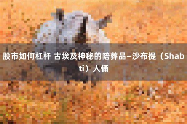 股市如何杠杆 古埃及神秘的陪葬品—沙布提（Shabti）人俑