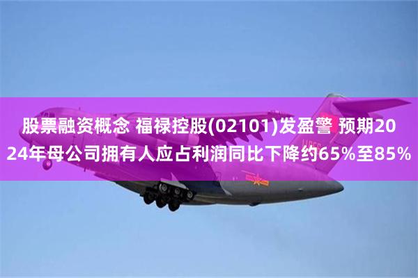 股票融资概念 福禄控股(02101)发盈警 预期2024年母公司拥有人应占利润同比下降约65%至85%