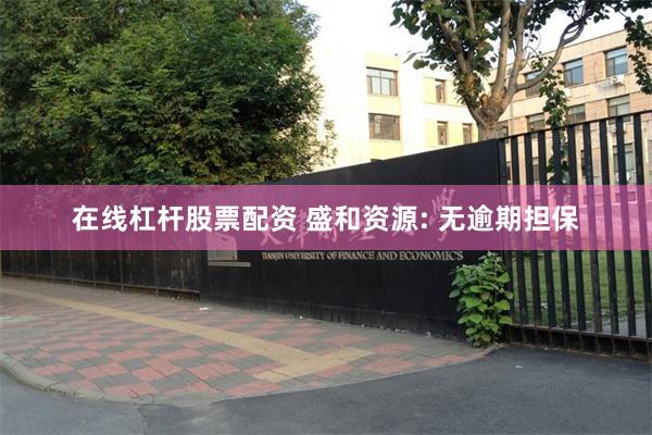 在线杠杆股票配资 盛和资源: 无逾期担保